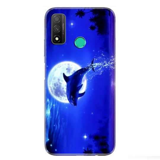Coque pour Huawei P Smart (2020) Dauphin lune