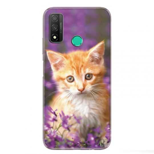 Coque pour Huawei P Smart (2020) Chat Violet