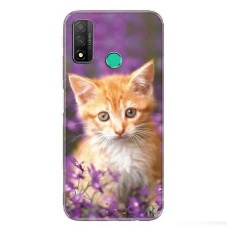 Coque pour Huawei P Smart (2020) Chat Violet
