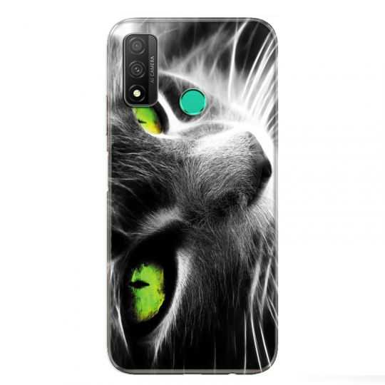 Coque pour Huawei P Smart (2020) Chat Vert