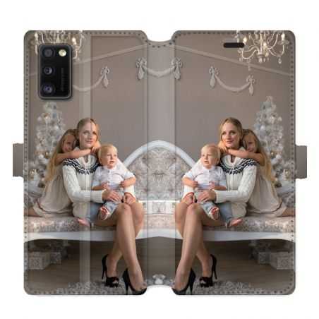 Housse cuirportefeuille Samsung Galaxy A41 personnalisee recto / verso