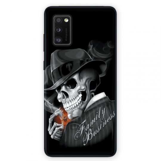 Coque pour Samsung Galaxy A41 tete de mort family business