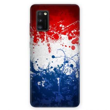 Coque pour Samsung Galaxy A41 France Eclaboussure