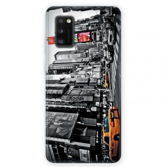 Coque pour Samsung Galaxy A41 Amerique USA New York Taxi