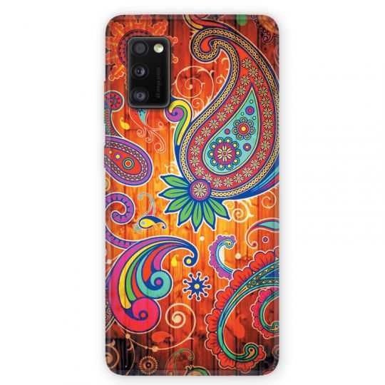 Coque pour Samsung Galaxy A41 fleur psychedelic