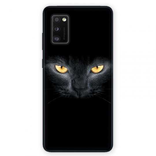 Coque pour Samsung Galaxy A41 Chat Noir