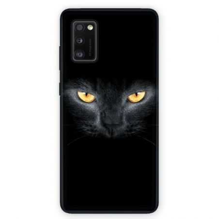 Coque pour Samsung Galaxy A41 Chat Noir
