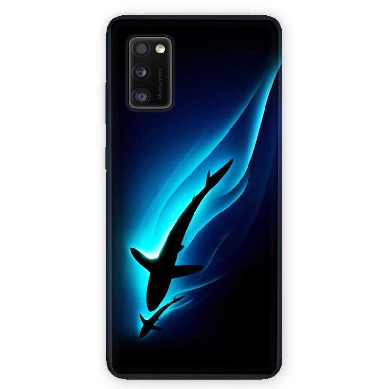 Coque pour Samsung Galaxy A41 Requin Noir