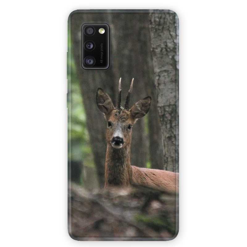 Coque pour Samsung Galaxy A41 chasse chevreuil Bois