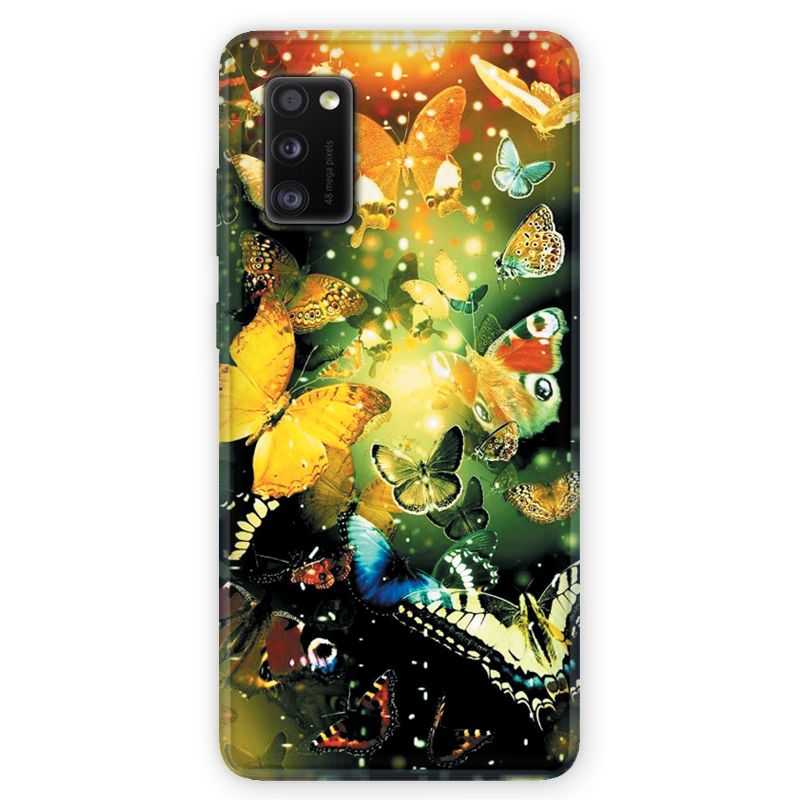 Coque pour Samsung Galaxy A41 papillons papillon jaune
