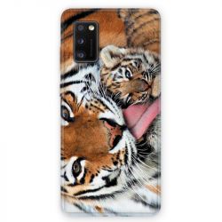 Coque pour Samsung Galaxy A41 bebe tigre
