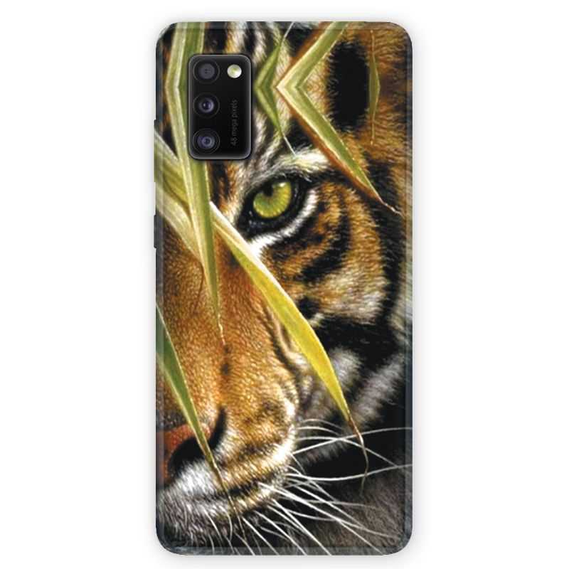 Coque pour Samsung Galaxy A41 oeil tigre