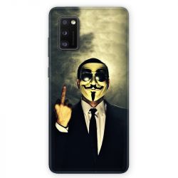 Coque pour Samsung Galaxy A41 Anonymous doigt