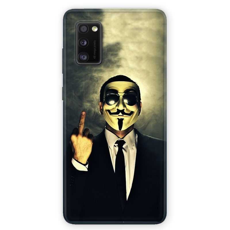 Coque pour Samsung Galaxy A41 Anonymous doigt