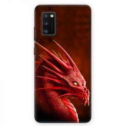 Coque pour Samsung Galaxy A41 Dragon Rouge