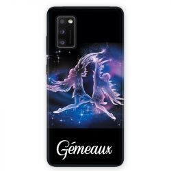 Coque pour Samsung Galaxy A41 signe zodiaque 2 Gémeaux