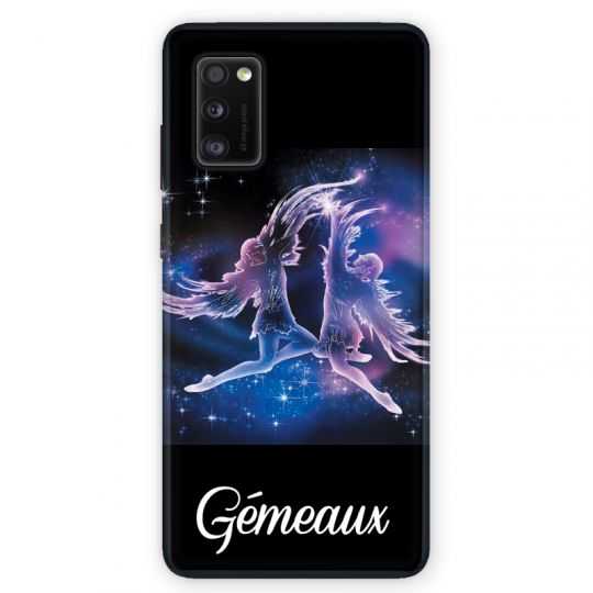 Coque pour Samsung Galaxy A41 signe zodiaque 2 Gémeaux