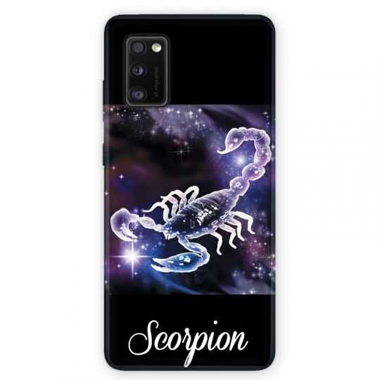 Coque pour Samsung Galaxy A41 signe zodiaque 2 Scorpion