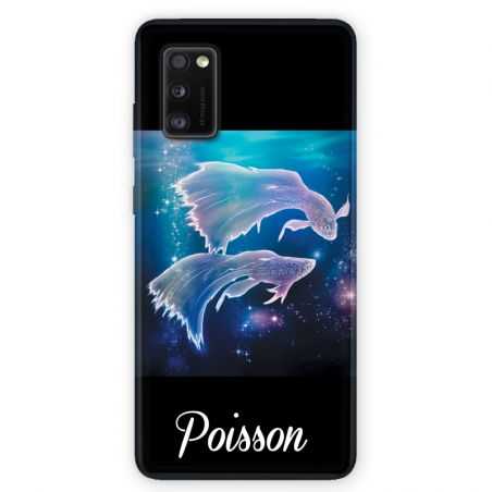 Coque pour Samsung Galaxy A41 signe zodiaque 2 Poisson