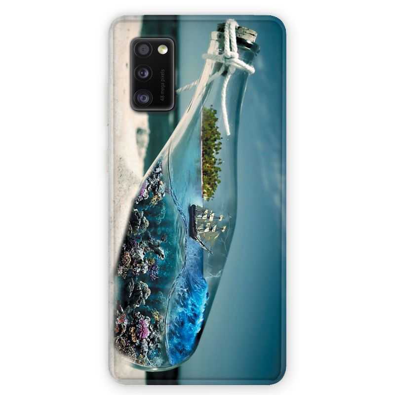 Coque pour Samsung Galaxy A41 Mer Bouteille