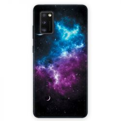 Coque pour Samsung Galaxy A41 Univers Bleu violet
