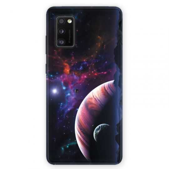 Coque pour Samsung Galaxy A41 Planete rouge