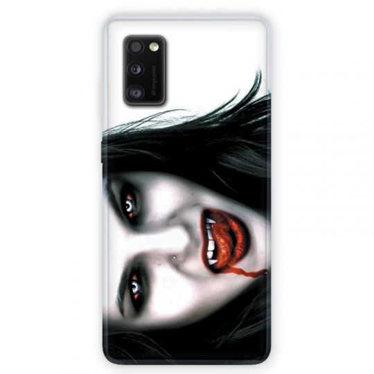 Coque pour Samsung Galaxy A41 Vampire blanc