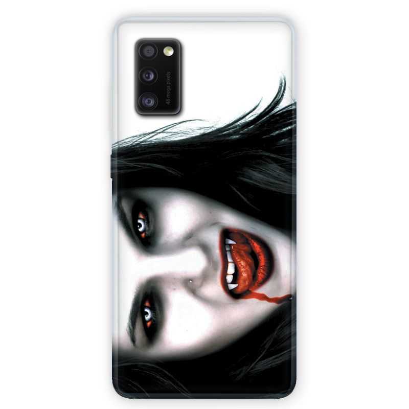 Coque pour Samsung Galaxy A41 Vampire blanc