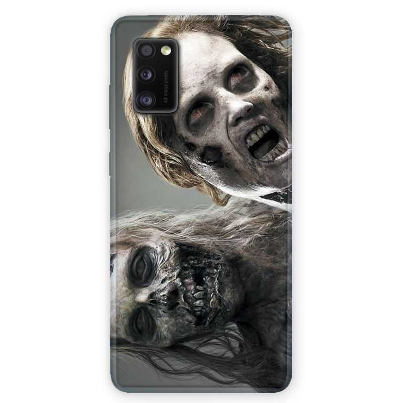 Coque pour Samsung Galaxy A41 Zombie blanc