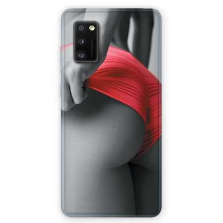 Coque pour Samsung Galaxy A41 Sexy tanga rouge