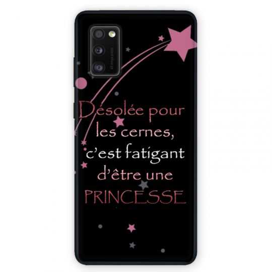 Coque pour Samsung Galaxy A41 Humour princesse