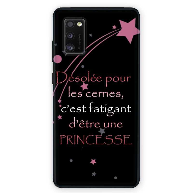 Coque pour Samsung Galaxy A41 Humour princesse