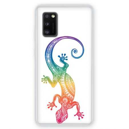 Coque pour Samsung Galaxy A41 Animaux Maori Salamandre color