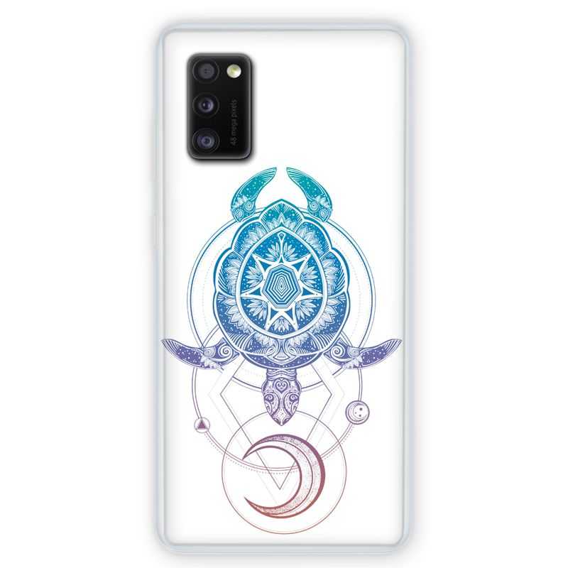 Coque pour Samsung Galaxy A41 Animaux Maori tortue color
