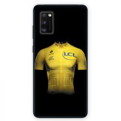 Coque pour Samsung Galaxy A41 Cyclisme Maillot jaune