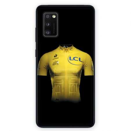 Coque pour Samsung Galaxy A41 Cyclisme Maillot jaune