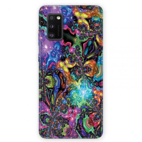 Coque pour Samsung Galaxy A41 Psychedelic colore