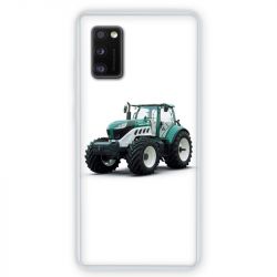 Coque pour Samsung Galaxy A41 Agriculture Tracteur Blanc