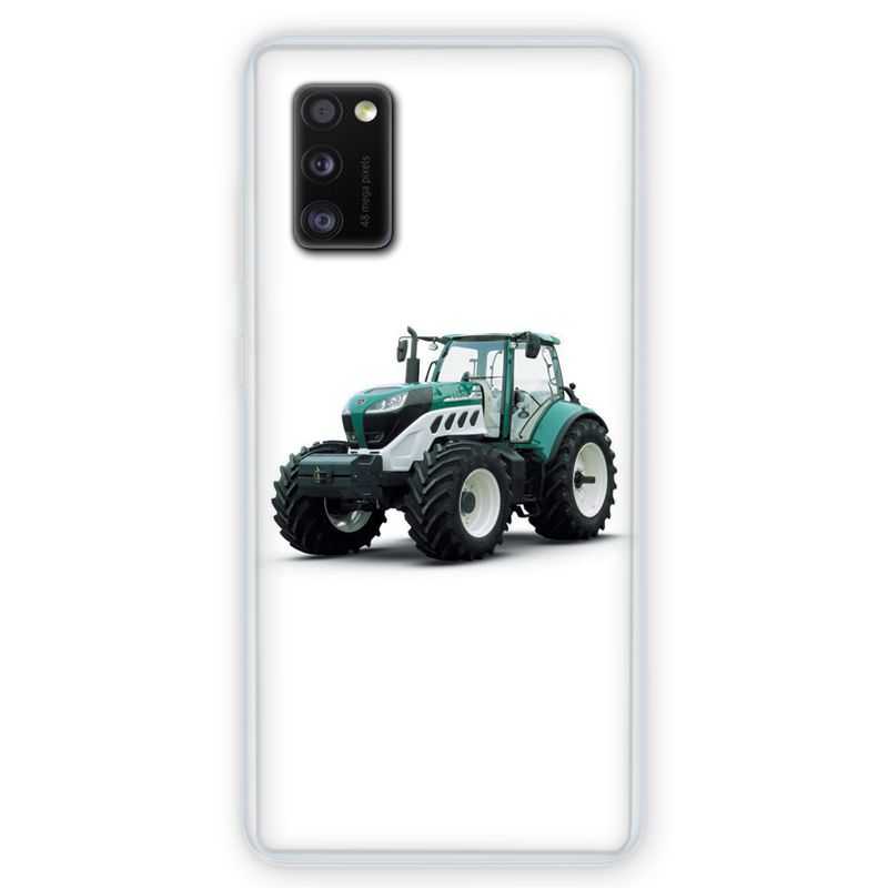 Coque pour Samsung Galaxy A41 Agriculture Tracteur Blanc
