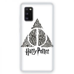Coque pour Samsung Galaxy A41 WB License harry potter pattern triangle Blanc