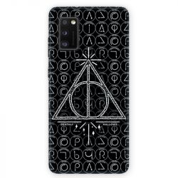 Coque pour Samsung Galaxy A41 WB License harry potter pattern triangle noir