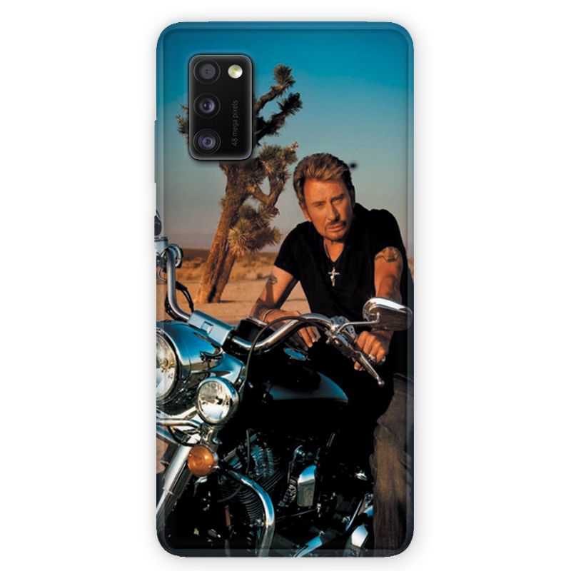 Coque pour Samsung Galaxy A41 Johnny Hallyday Moto