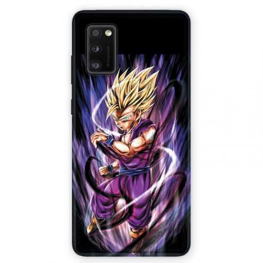 Coque pour Samsung Galaxy A41 Manga Dragon Ball Sangohan violet