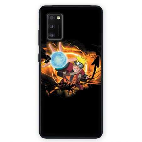 Coque pour Samsung Galaxy A41 Manga Naruto noir
