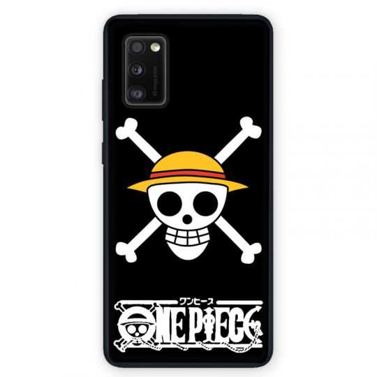 Coque pour Samsung Galaxy A41 Manga One Piece tete de mort