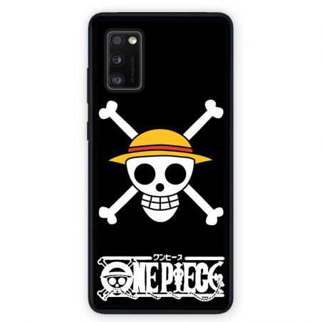 Coque pour Samsung Galaxy A41 Manga One Piece tete de mort
