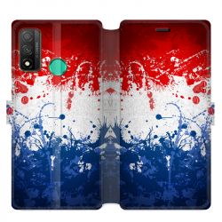 Housse cuir portefeuille pour Huawei P Smart (2020) France Eclaboussure