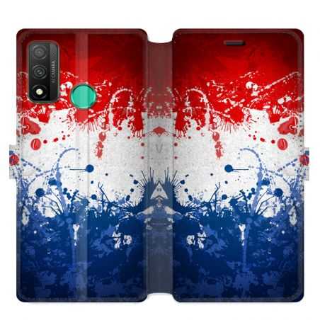 Housse cuir portefeuille pour Huawei P Smart (2020) France Eclaboussure