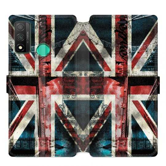 Housse cuir portefeuille pour Huawei P Smart (2020) Angleterre UK Jean's
