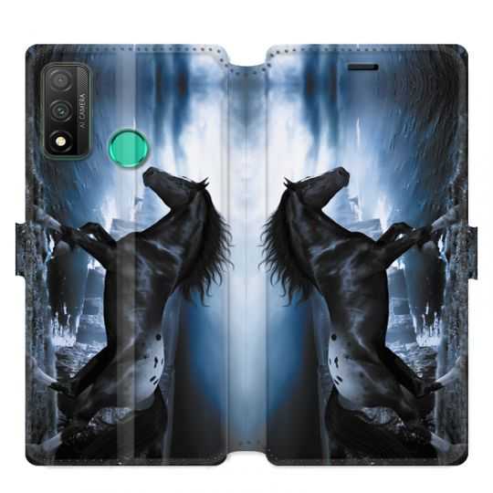 Housse cuir portefeuille pour Huawei P Smart (2020) Cheval